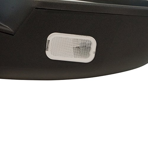 TRQ Passenger Side Mirror Assembly Power Heated Memory Turn Signal Puddle Light Chrome Power Folding Compatible with 07-08 Chevrolet Tahoe Off Road Package 07-08 Suburban 1500 2500 Off Road Package by TRQ - Image 8