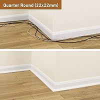 D-Line CLOAP22QSW Kabelkanal Clip-Over Verbindungsstücke Multipack, Aufsteckbare Verbindungsstücke, Verbinden Sie mehrere 22x22mm Kabelkanäle - 10-teiliges Kabelkanal Zubehör Set - Weiß – Ansicht 4