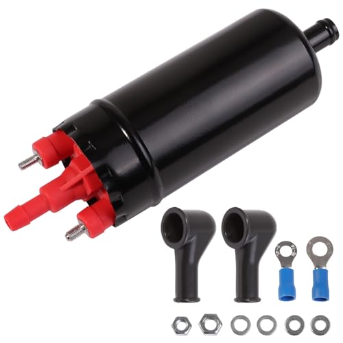 aikoolwer Inline Fuel Pump High Pressure 120LPH 12V 4Bar Universal 0580464070