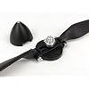 RC Folding Propeller 6 7 8 9 10 11 12 13.5 14 15.5 16.5 w/Different Spinner Size and Motor Shaft Diameter 3.0 3.17 4.0 5.0 with Plastic Nylon Spiner Cap (63, Shaft 3.0)