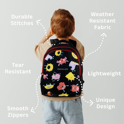 Image of TRAVALATE 25L Stylish &Trendy printed School Bag for Kid's | Backpack for Class 1 to 5 School Going Boys & Girls