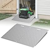Shed Ramp 2 Pack – 31' x 48', 1500 lb Heavy-Duty Anti-Slip Shed Ramp for Riding Mower, ATV, Golf Cart – Garage/Barn/Storage Access