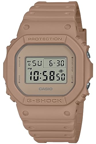 腕時計 ジーショック Natural colorシリーズ DW-5600NC-5JF メンズ ブラウン