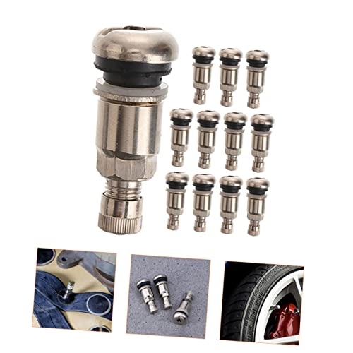 CLISPEED 12 Unidades válvula de pneu peça de pneu de carro tampas de haste de válvulas de motociclet