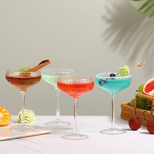 Yy Vintage Coupe Cocktail Glass - Crystal Martini Glass With Stem, Perfect For Drinking Cocktails, Martini, Margarita- 6 Oz Bar Glasses, Clear… #TOP6