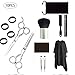 Produktbild Ahagut 10 Stück Haarschere Set, Edelstahl Haarschneide Scheren Licht Friseurscheren mit Einseitiger Mikroverzahnung, Perfekter Profi Effilierschere für Damen, Herren und Kinder