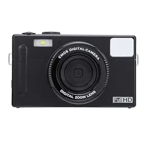 1080P HD Digital Camera, Retro Pocket Camcorder with 16X Zoom and 3