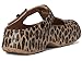 Crocs Unisex Classic Mary Jane Clogs Sepia/Leopard 5 Men/7 Women Medium