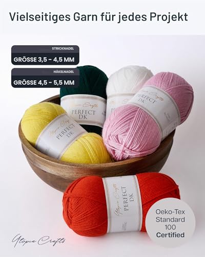 Utopia Crafts DK Acrylgarn – Double Knitting, 100 g/300 m – Bild 4