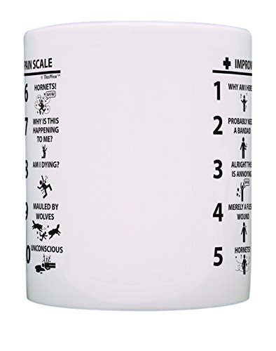 Nurse Practitioner Gift Funny Doctor Gifts Improved Pain Scale Cna Gift 11Oz Ceramic Coffee Mug Tea Cup White #TOP2