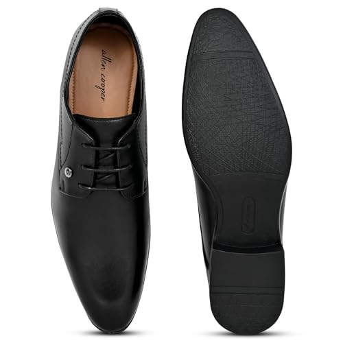 Image of Allen Cooper Leather Formal Shoes for Men