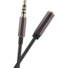 YKA 4 Bo umlu Kulakl k-Mikrofon Stereo Uzatma Kablo 6 metre