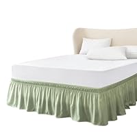 Nestl Gonna Letto Queen Size Grigio Scuro: Eleganza A Pieghe Per La Tua Camera - 3