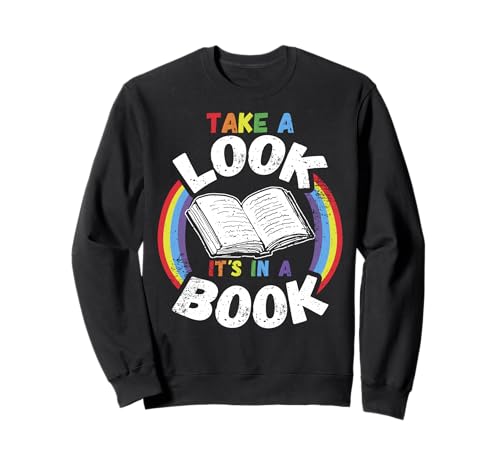 Love Reading Love Rainbow Gift Retro Rainbow Design Design Sudadera