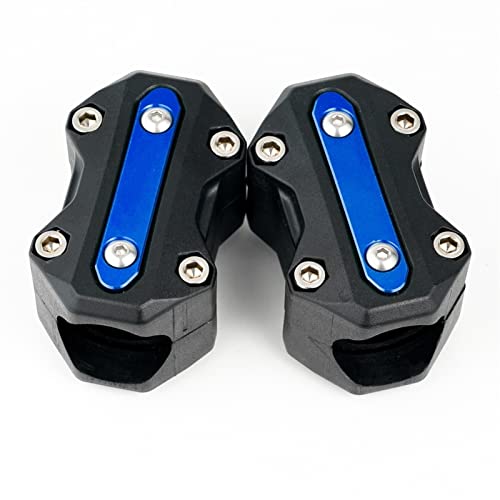 Protection crash bar pour Kawasaki ZX25R bloc pare-chocs moto bleu 22-28mm