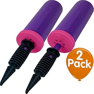 Balloon Pump Hand Held, Inflator Air Pump for Balloons - 2Way Dual Action
