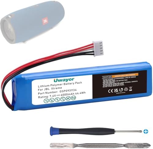 BLESYS Battery For JBL Xtreme 2, 7.4V 5200mAh Li-ion SUN-INTE-103 21NR19/66-2 ID1019 Battery For JBL Xtreme 2 Bluetooth Speaker