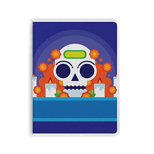 Carnet Squelette Mexico Day of the Dead avec couverture souple pour notes