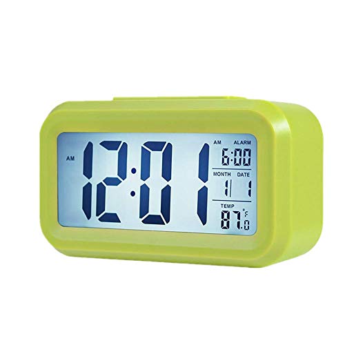 Nachttisch Batterie Wecker Wecker Uhren für Schlafzimmer Digitaluhr Großes Display Digitalradio Wecker Digitaler Wecker Nachttisch Für Schlafzimmer,