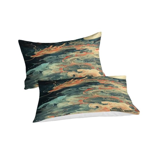 Parure de lit dragon imprimé 3D haute définition en microfibre premium 200x200cm