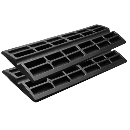 Rampa de caucho resistente para bordillos, 2.6 pulgadas de altura miniatura 3