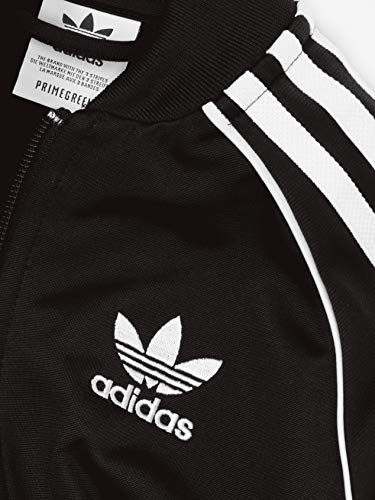 adidas Originals Unissex-Youth SST Track Top, Preto/branco., G