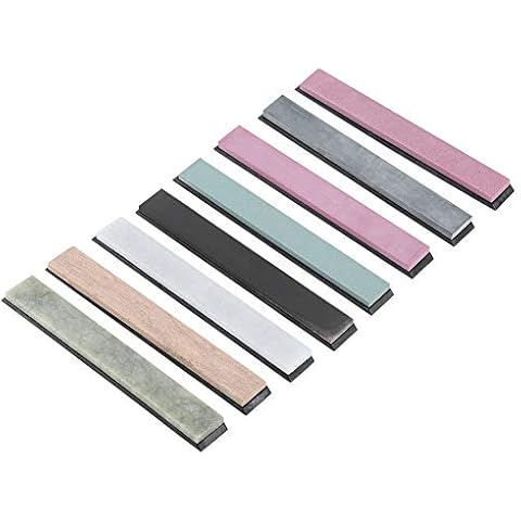 Schärfstein, 8-tlg. Waterstone Kit Knife Sharpener Schärfstein für Küchen-, Jagd- und Taschenmesser 240/400/800/1000/3000/5000/8000/10000 Cover