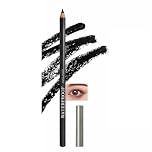 Intense Black Kohl Eyeliner Pencil For Waterline & Sensitive Eyes - Highly Pigmented Long Lasting Formula, Smudge Proof Waterproof Eye Makeup With Smooth Creamy Application