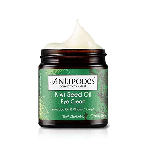 ANTIPODES Kiwi Seed Oil Eye Cream | Anti Aging Eye Cream For Youthful Looking Skin with Vitamin C Skincare Ingredient Kiwi Seed Oil | Vegan Eye Cream | Fine Lines, Aging & Dry Skin | 30ml, 1 fl. Oz