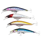 waku fimac シンキングミノー 95mm 30g ルアー 4色セット サーフ 磯 堤防 青物 シーバス ヒラメ タチウオ ルアー ミノー レンジ キープ 飛距離