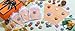 Jovivi 24pcs Natural Heart Crystals and Healing Stones Bulk with Cards Pocket Hug Token Love Heart Gemstone Inspiration Gifts