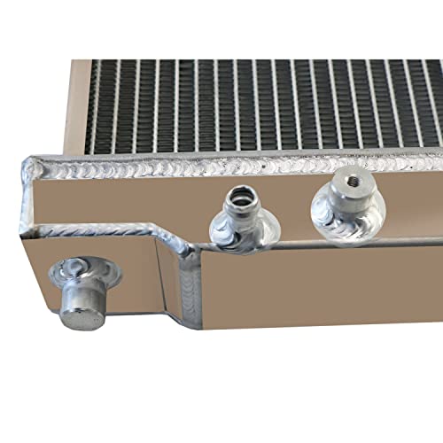 Radrace 2 Row Core Radiator For 1999-2005 2000 2001 Ford F250 F350 F450 Super Duty 6.8L 7.3L Powerstroke Radiators Full Aluminum Downflow Radiador 2002 2003 2004 99 01 02 03 04 05 Radiadors #TOP6