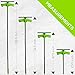 NeverEnding Reach Squeegee Window Cleaner Kit | Shower Squeegee, High Window Cleaning Tools, Car Windshield Tool and Doors - Indoor / Outdoor Washing Equipment with Extension Pole and 4 Washer Heads