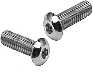 M3 (3mm x 16mm) Hex Socket Button Head Screws - A2 Grade Stainless Steel (Pack of 20)