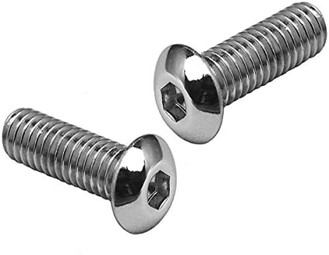 M3 (3mm x 10mm) Hex Socket Button Head Screws - A2 Grade Stainless Steel (Pack of 20)