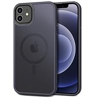 CACOE Magnetic Case for iPhone 12/12 Pro Compatible with MagSafe,Cover Protective Shockproof Anti-Fingerprint Dark Blue