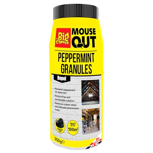 Mouse Out Peppermint Granules Anti Rodent Rat & Mouse Deterrent & Repellent Peppermint Granules 350g