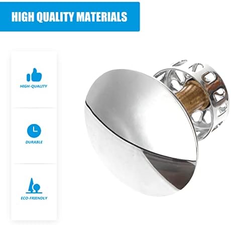 DOITOOL Metal Tub Drain Hair Catcher Pop Up Bathtub Shower Drain Hair Catcher Sink Stopper for Bathroom Kitchen Shower Drain Hair Trap Drain Protector