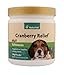 Naturvet Cranberry Relief, 100 Gram Powder, Dog and Cat Health Supplements for Urinary Tract