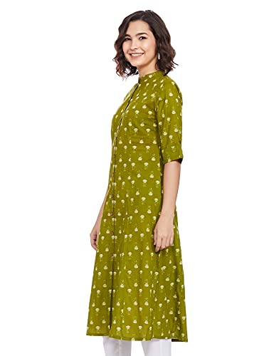 Image of Ayukta Women's Cotton Regular Kurti