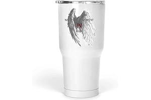 Inspired 'Float Like a Butterfly, Like a Bee' 30oz White Stainless Steel Tumbler