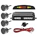 Chen0-super Parcheggio sensore Auto | Radar di parcheggio in retromarcia per Auto con rilevamento della Distanza di 4 sensori di parcheggio, cicalino di Allarme LCD di Backup inverso Wireless