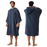 Winthome Poncho Absorbant Chaud, Peignoir de Bain Aidez la Plage à...