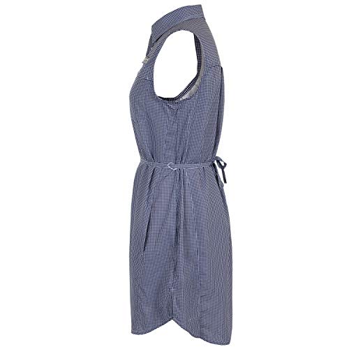 HABIT Vestido feminino Sun Ridge River Guide, Patriot Blue Seafarer Check, pequeno