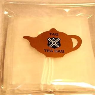 紅茶茶葉用タグ付きメッシュバッグ10枚入り