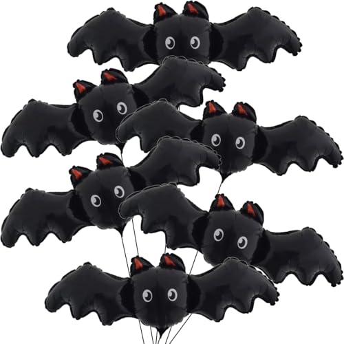 Bat Balloons Halloween Black Bats Balloon for Birthday New Year Party Decor