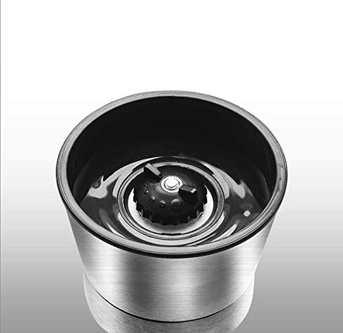 2 Packs Salt And Pepper Mills Brushed Stainless Steel Salt And Pepper Grinder Set(Pack Of 2) With Adjustable Ceramic Coarseness Grinder And Glass Body- Salt And Pepper Shakers #TOP2