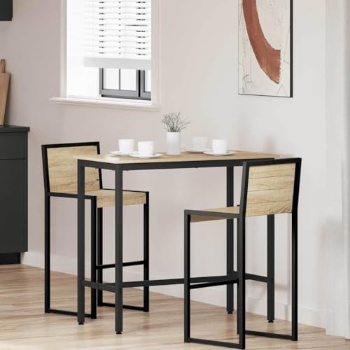 Table en chêne Sonoma moderne pour aménager un bureau de chambre