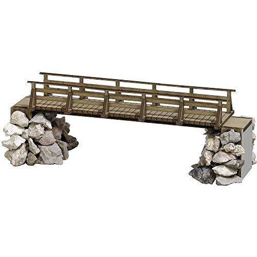 Busch 1497 Wooden Bridge HO Structure Scale Model Structure