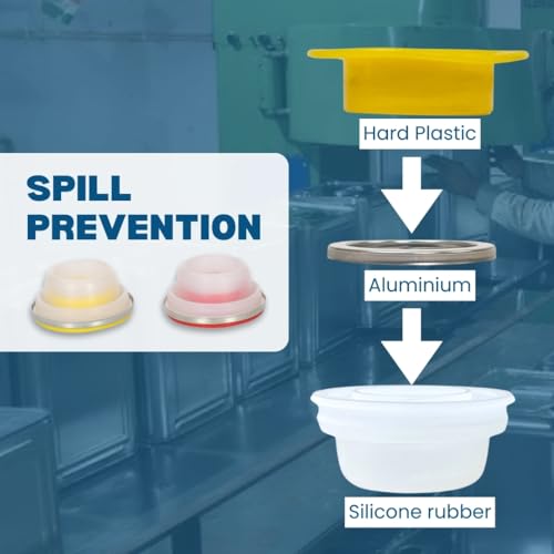 Image of SMART PACK Spout Caps for Packaging of Capping Material | Leak-proof, Plastic, Reusable 15-liter oil tin spout cap for easy pouring | pour spout cap42 MM & 500 Pieces